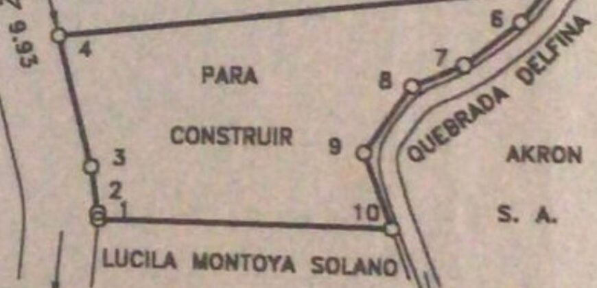 Se vende lote en Santa Bárbara, Heredia